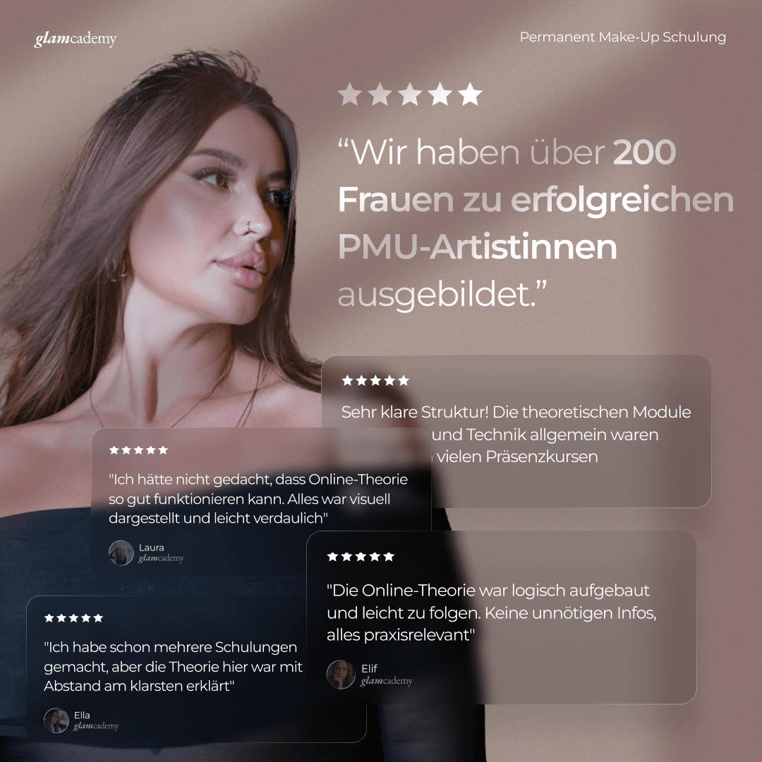 Exklusive Permanent Make - Up Online Schulung - Glamcademy