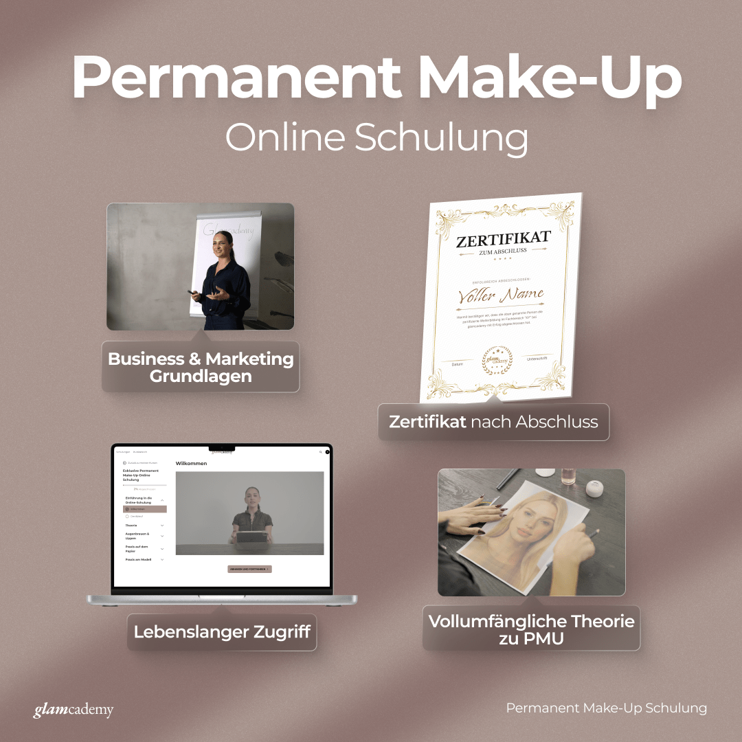 Exklusive Permanent Make - Up Online Schulung - Glamcademy